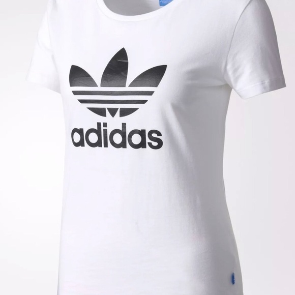 white adidas top womens